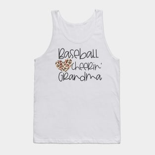 Baseball Cheerin' Grandma Tank Top